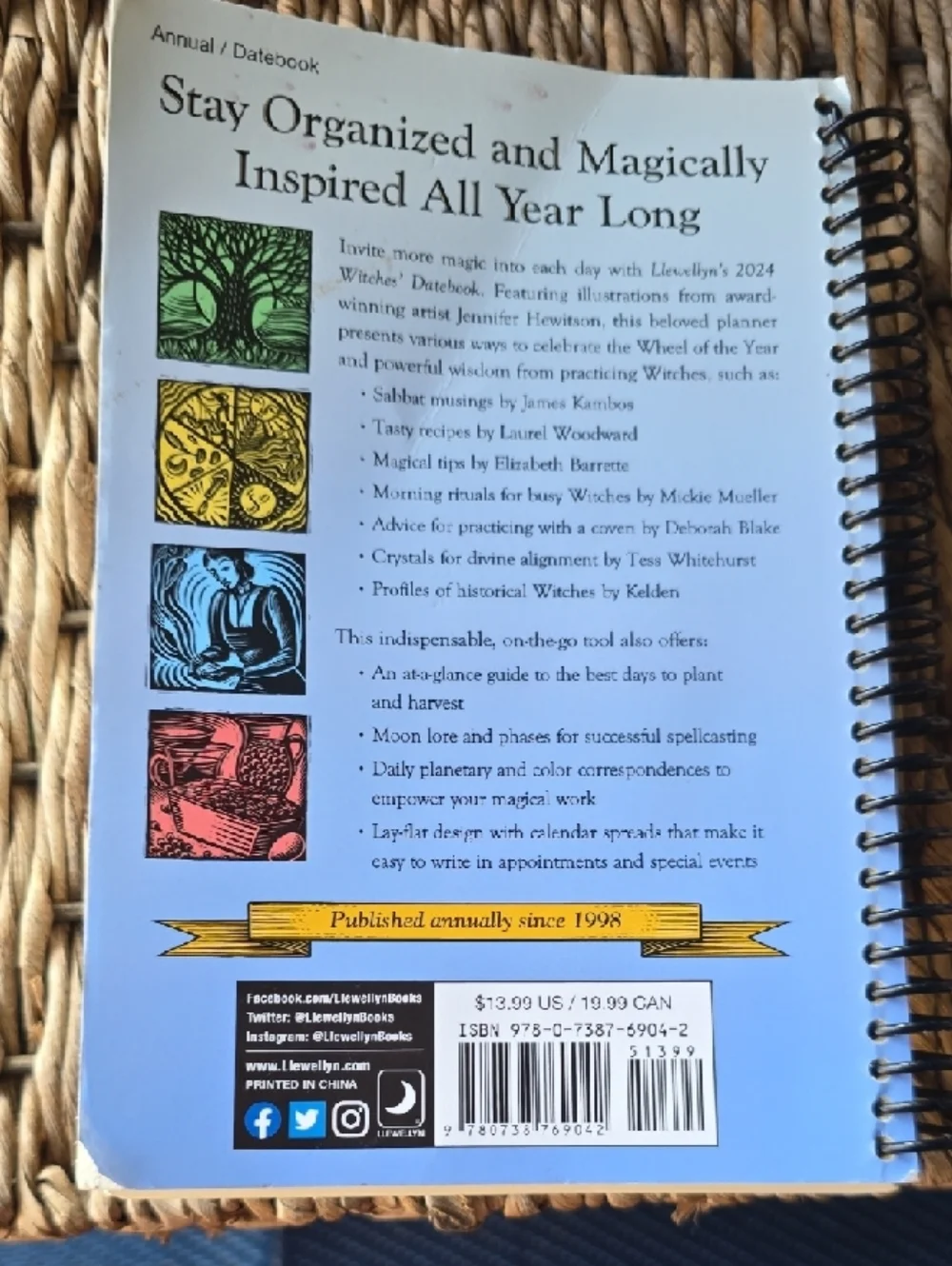 Llewellyn's Witches' Datebook 2024